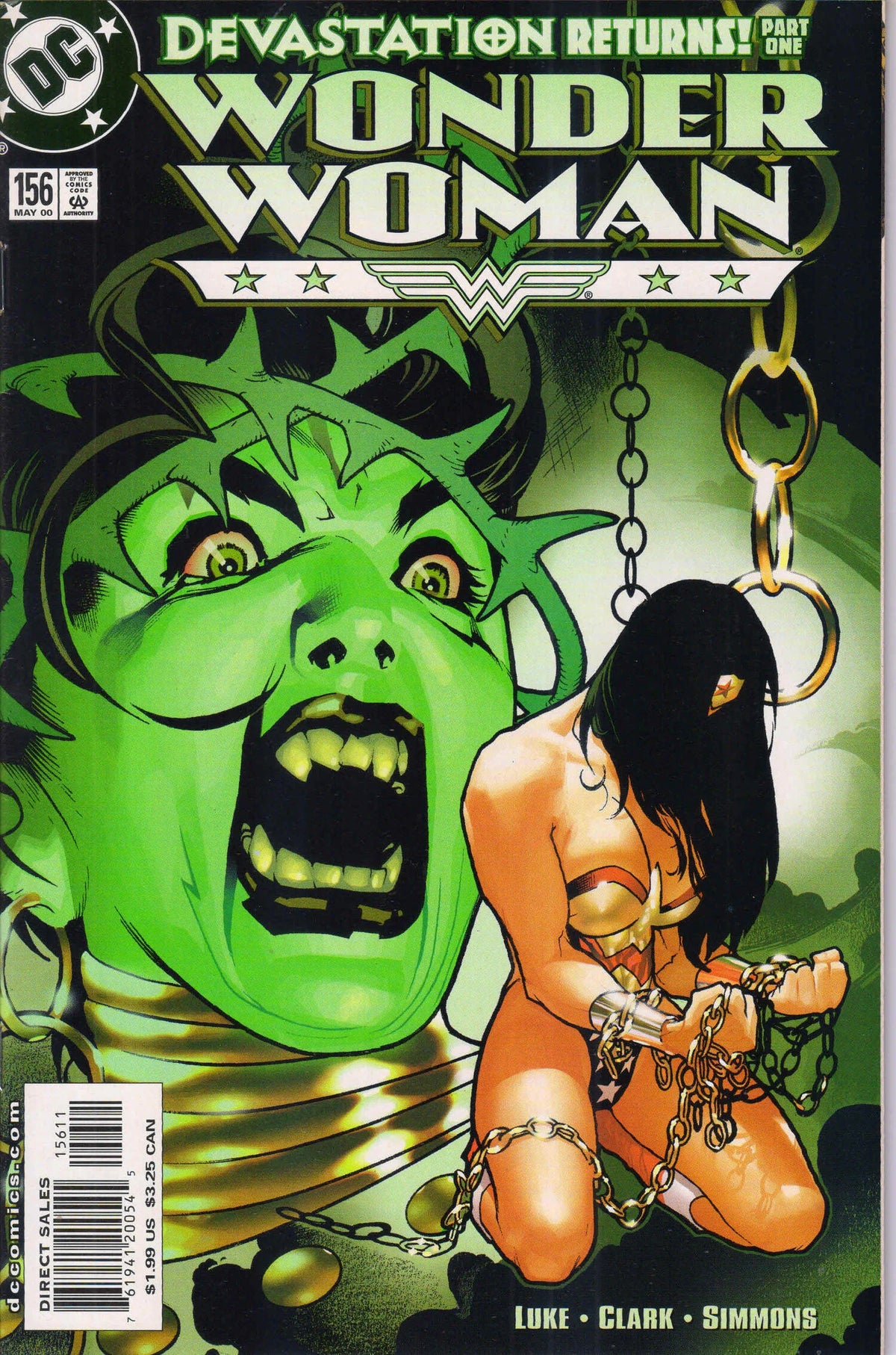 WONDER WOMAN #156 (2000) 9.4 (NM)