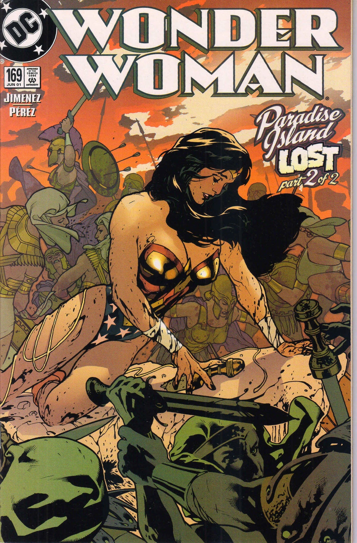 WONDER WOMAN #169 (2001) 9.4 (NM) PARADISE LOST PART- 2
