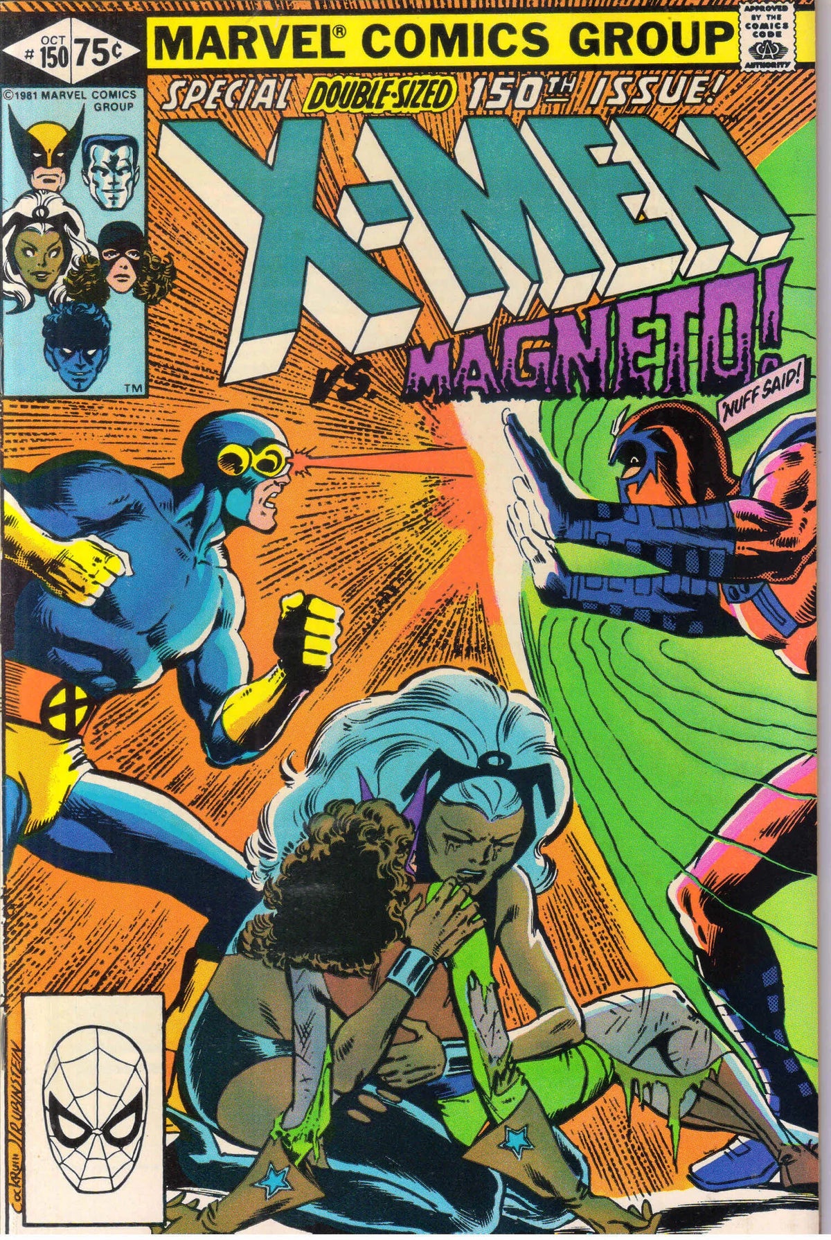 UNCANNY X-MEN #150 (1981) 9.6 (NM+) MAJOR KEY - ORIGIN OF MAGNETO