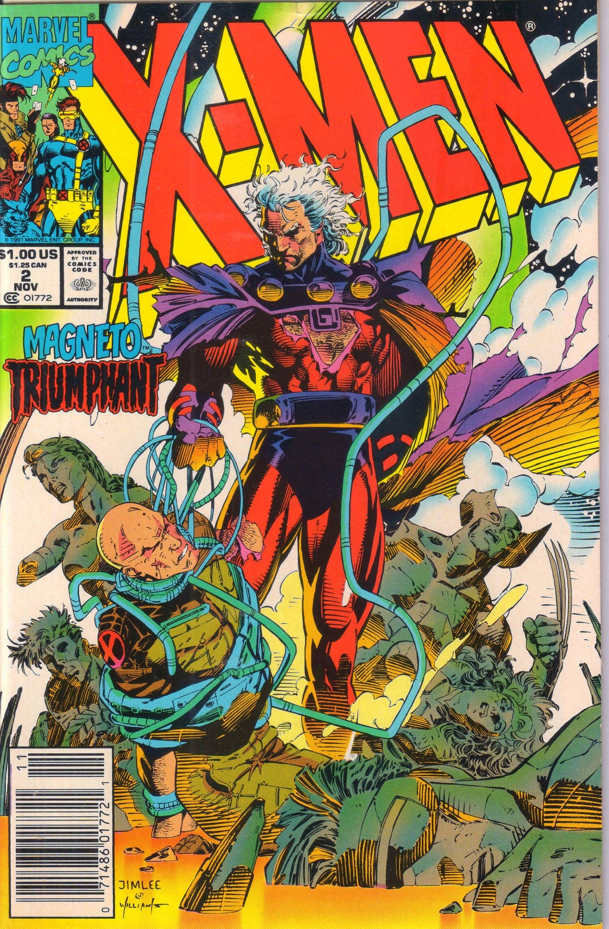 X-MEN #2 (1991) NEWSSTAND 9.6 (NM+)