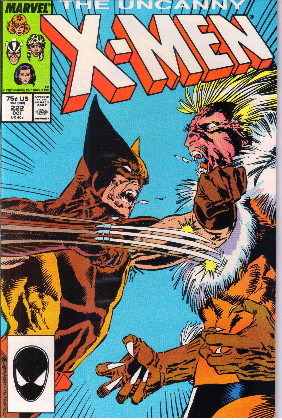 UNCANNY X-MEN #222 (1987) 9.4 (NM)