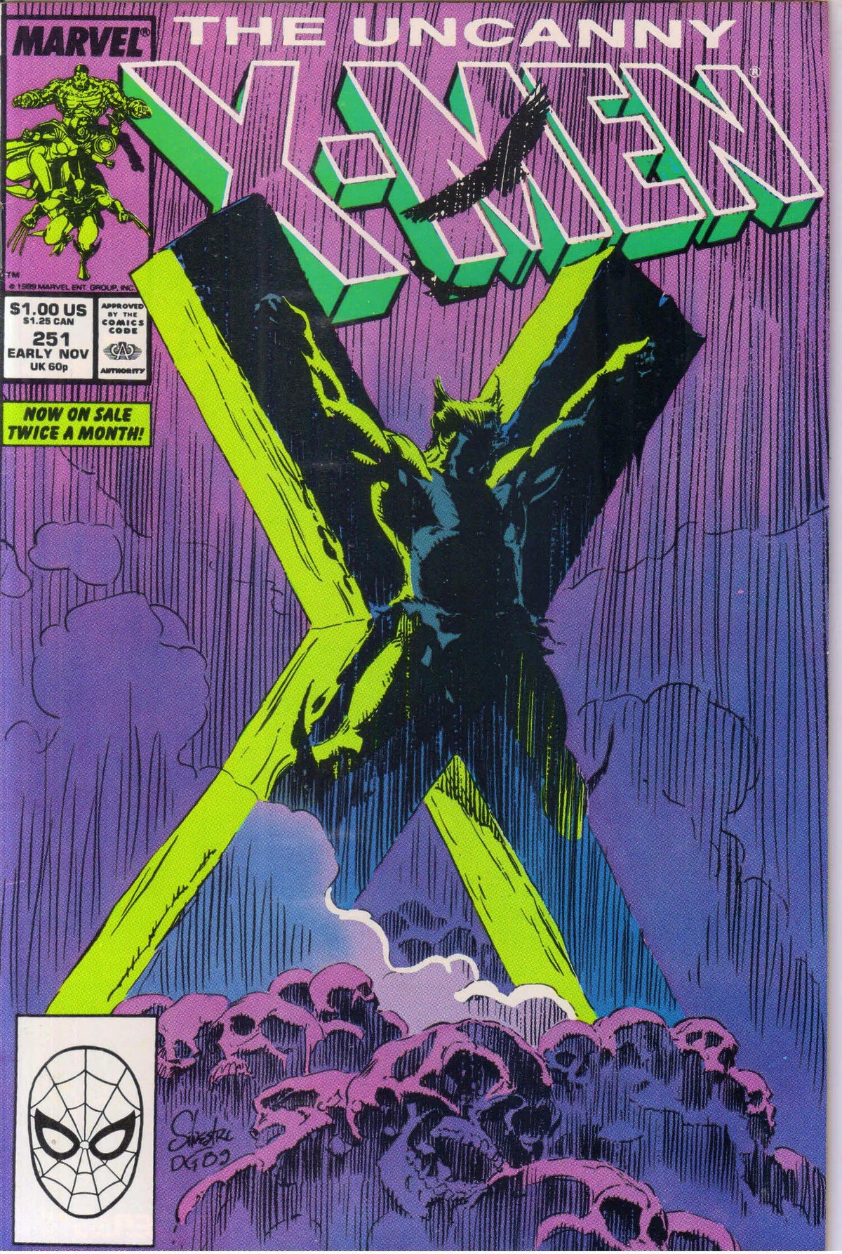 UNCANNY X-MEN #251 (1989) 9.6 (NM+) (ICONIC COVER)