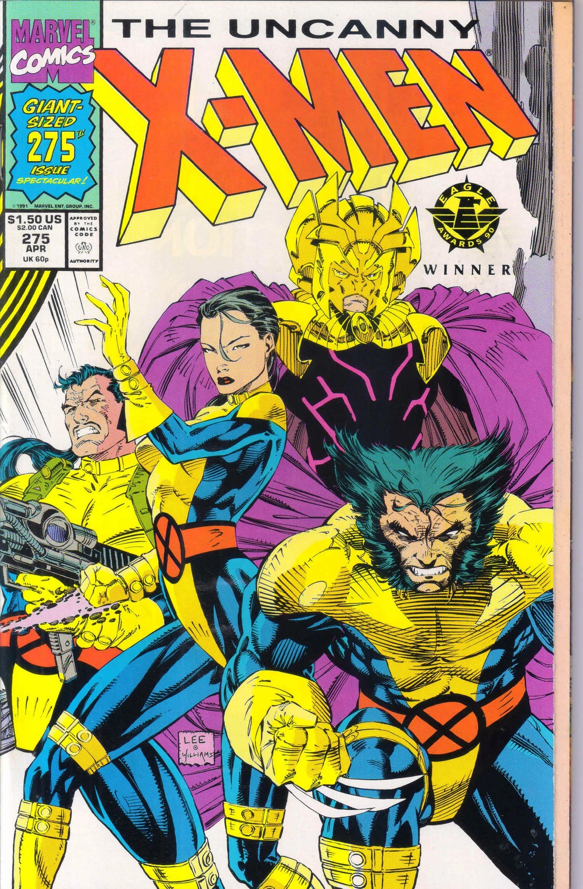 UNCANNY X-MEN #275 (1991) GATE-FOLD COVER 9.8 (MT)